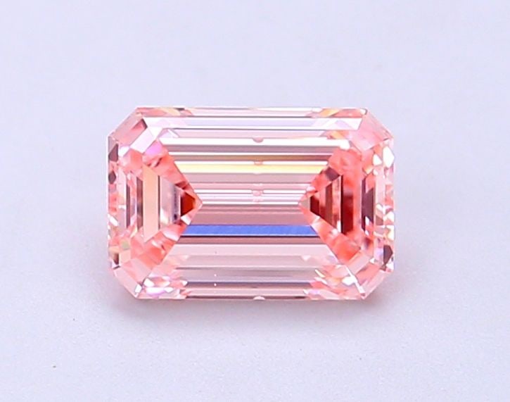 Loose Diamond - EMERALD 0.98ct Fancy Intense Pink SI1: Loose Diamond - EMERALD 0.98ct Fancy Intense Pink SI1 Source: This is a real non-mined Diamond that has been grown in a lab Shape: EMERALD Carats: 0.98 Color: Fancy Intense Pink Certification: IGI Vid