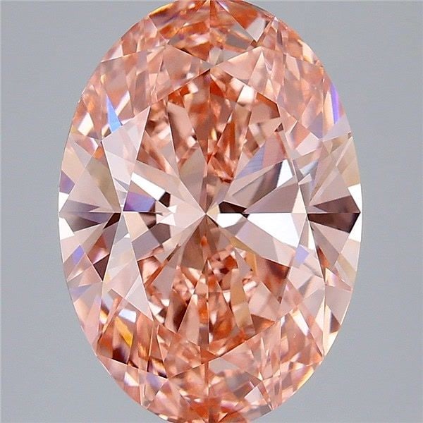 Loose Diamond - OVAL 5.02ct Fancy Vivid Pink VS1: Loose Diamond - OVAL 5.02ct Fancy Vivid Pink VS1 Source: This is a real non-mined Diamond that has been grown in a lab Shape: OVAL Carats: 5.02 Color: Fancy Vivid Pink Certification: IGI Video: