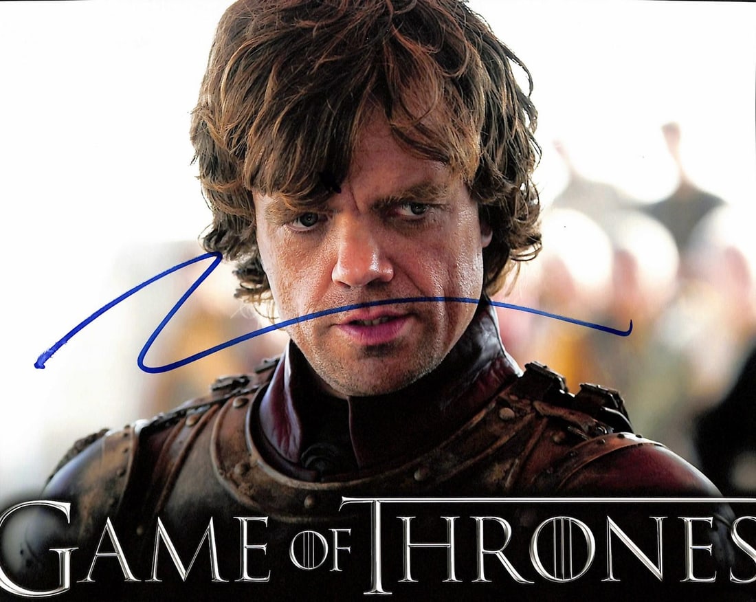 Beckett Certified Peter Dinklage 8x10 Game of Thrones Signed Photo (1 of 1)