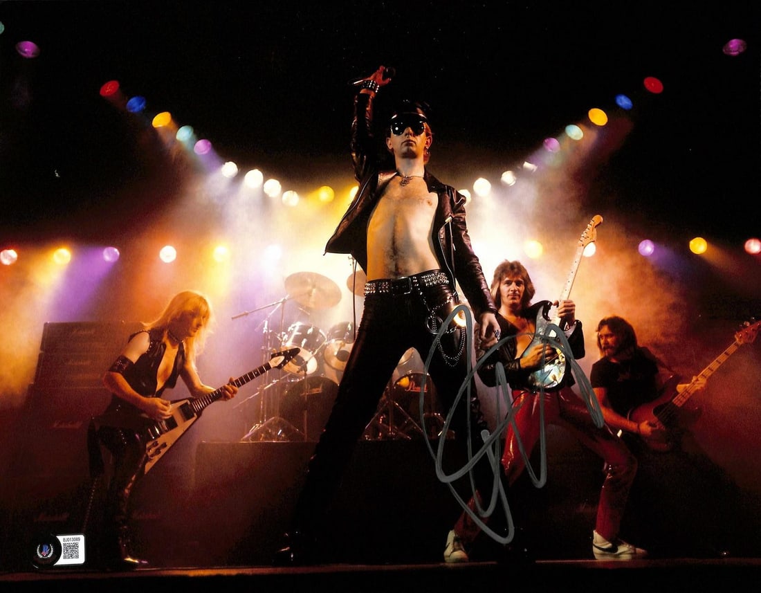 Rob Halford signed 11x14 concert photo Beckett authenticated (1 of 1)