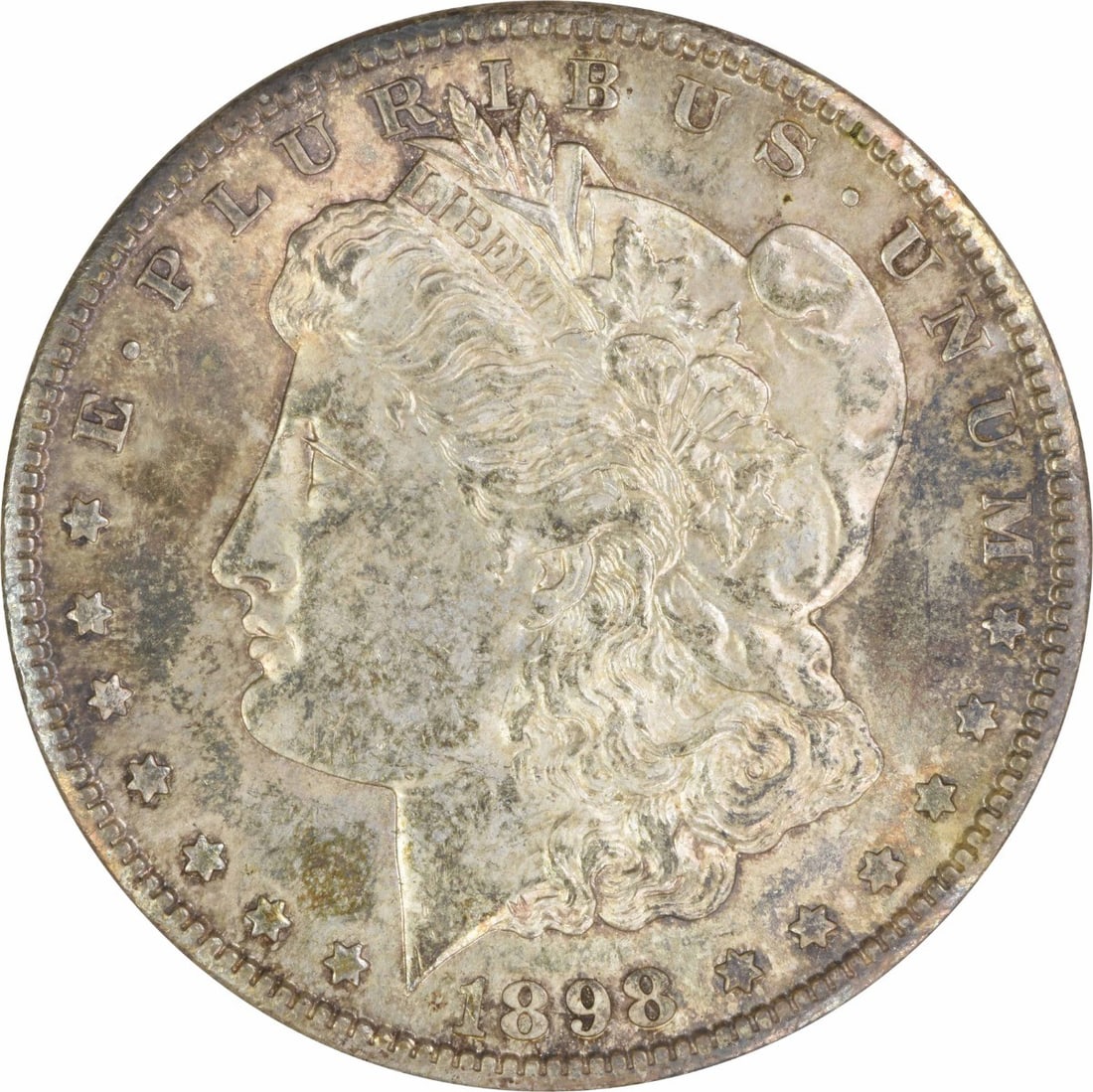 1898 S $1 Morgan Silver Dollar AU Uncertified (1 of 2)