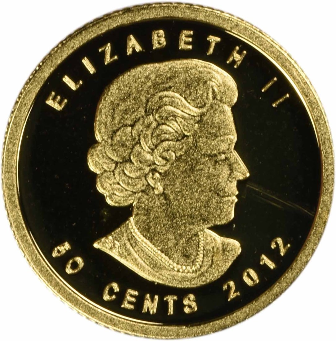2012 Canada Blue Nose 50 Cent Gold Proof in OGP: 2012 Canada Blue Nose 50 Cent Gold Proof in OGP 2012 Canada 50 Cent Blue Nose coin offered in proof condition and original government packaging. This pre-owned piece is uncertified. Specifications Yea