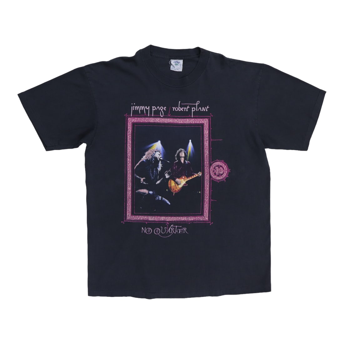 Vintage 1995 Jimmy Page and Robert Plant Concert T Shirt Black XL (1 of 5)