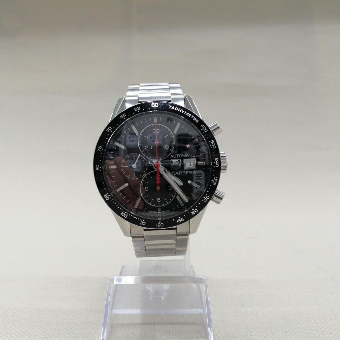 TAG Heuer CV201AM.BA0723 Carrera mens chronograph wristwatch (1 of 7)