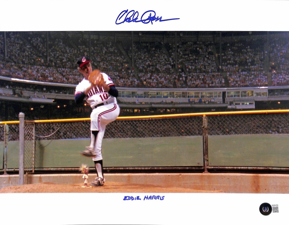 Chelcie Ross Autographed 11x14 Major League Photo Beckett Certified: Chelcie Ross Autographed 11x14 Major League Photo Beckett Certified This is an original 11x14 photograph autographed by actor Chelcie Ross, who portrayed "Eddie Harris" in the movie Major League. The 