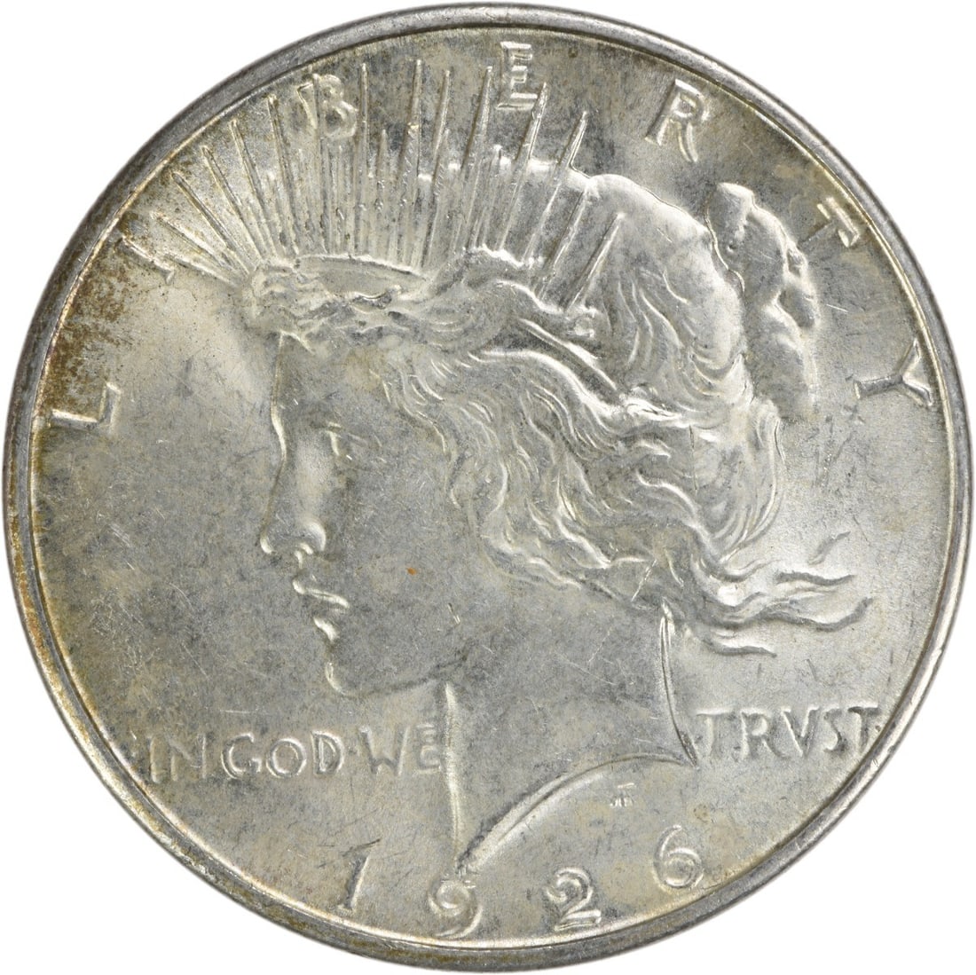 1926 S Peace Dollar Silver $1 AU Uncertified: 1926 S Peace Dollar Silver $1 AU Uncertified 1926-S Peace Silver Dollar in AU slider grade. This uncertified, pre-owned coin is circulated and struck in silver. Specifications Coin: Peace Dollar Year: