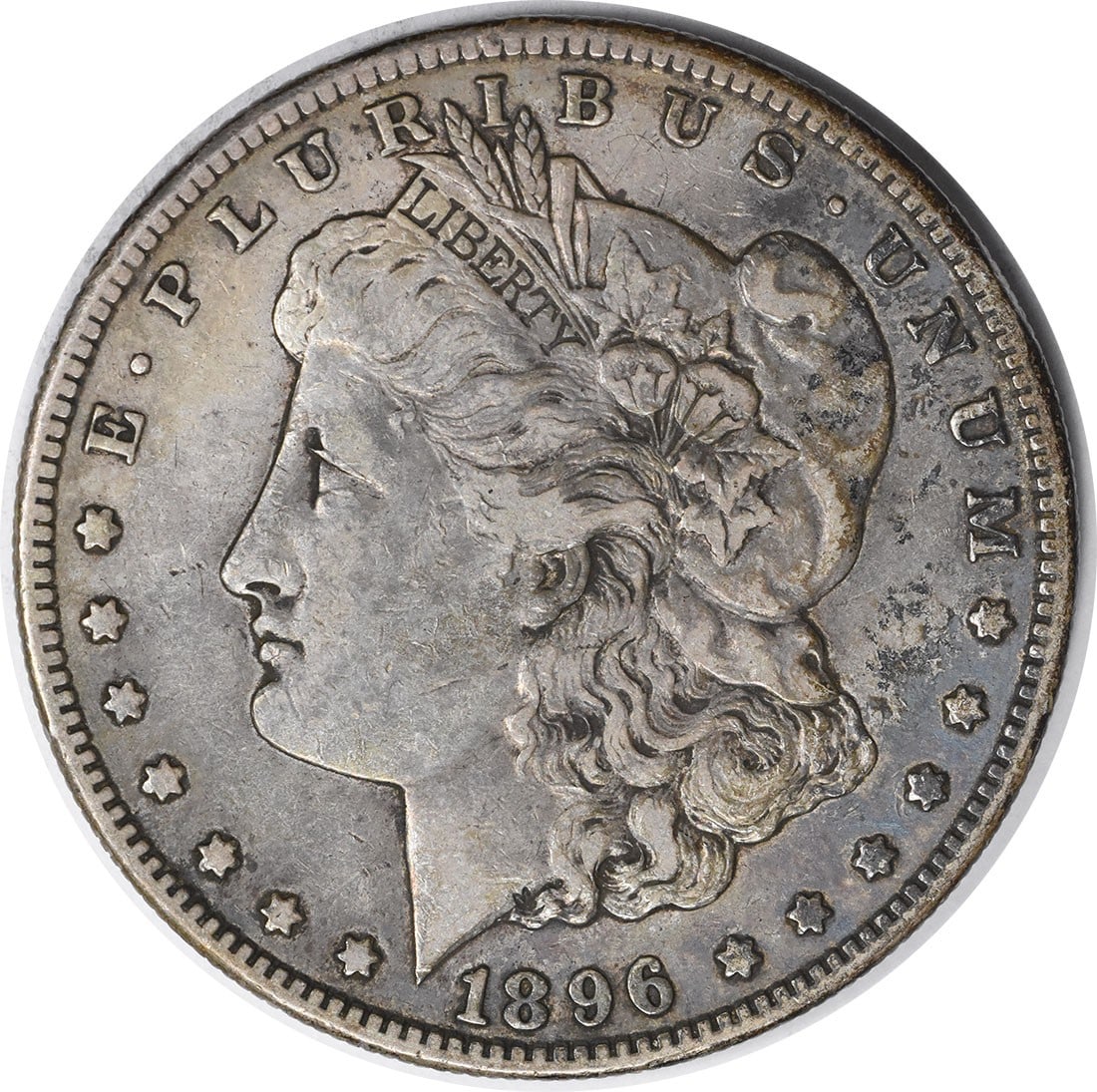 1896-S Morgan Silver Dollar 90% Silver Minted in San Francisco: 1896-S Morgan Silver Dollar 90% Silver Minted in San Francisco This 1896-S Morgan Silver Dollar is a remarkable piece of numismatic history. Minted in San Francisco, this coin features a composition o