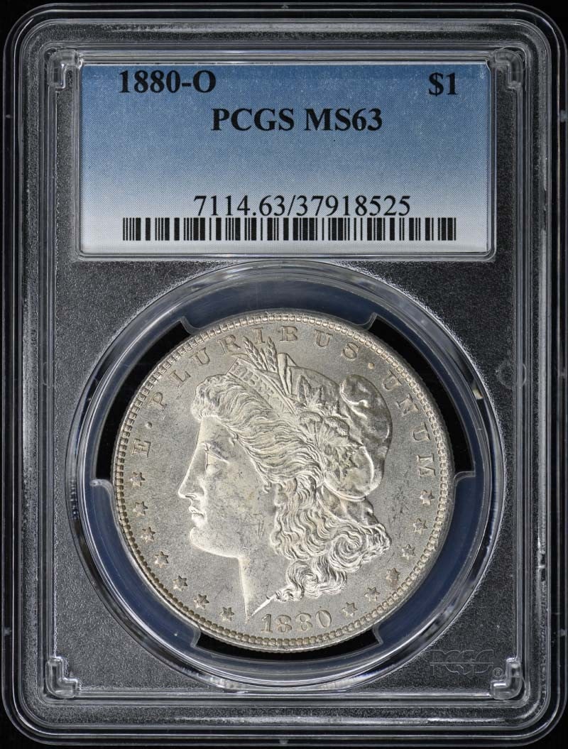 NGC MS63 1880 O Morgan Silver Dollar: NGC MS63 1880 O Morgan Silver Dollar 1880-O Morgan Dollar certified by NGC and graded MS63. This pre-owned coin is an uncirculated example of the classic United States silver dollar series. Specificat