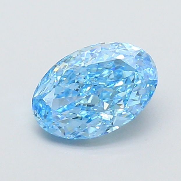 Loose Diamond - OVAL 1.05ct Fancy Vivid Blue VS1: Loose Diamond - OVAL 1.05ct Fancy Vivid Blue VS1 Source: This is a real non-mined Diamond that has been grown in a lab Shape: OVAL Carats: 1.05 Color: Fancy Vivid Blue Certification: IGI Video: