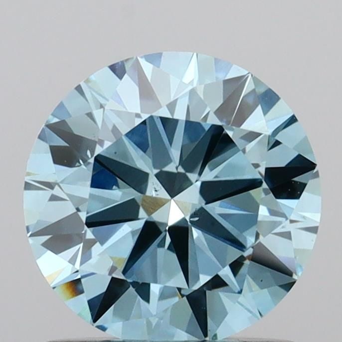 Loose Diamond - ROUND 1.0ct Fancy Vivid Blue SI1: Loose Diamond - ROUND 1.0ct Fancy Vivid Blue SI1 Source: This is a real non-mined Diamond that has been grown in a lab Shape: ROUND Carats: 1.0 Color: Fancy Vivid Blue Certification: IGI Video: