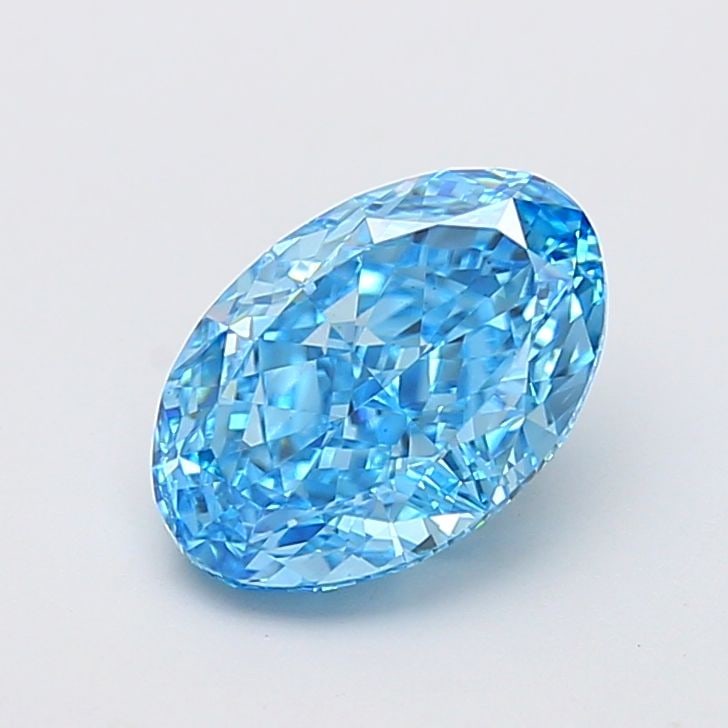 Loose Diamond - OVAL 3.2ct Fancy Vivid Blue VS1: Loose Diamond - OVAL 3.2ct Fancy Vivid Blue VS1 Source: This is a real non-mined Diamond that has been grown in a lab Shape: OVAL Carats: 3.2 Color: Fancy Vivid Blue Certification: IGI Video: