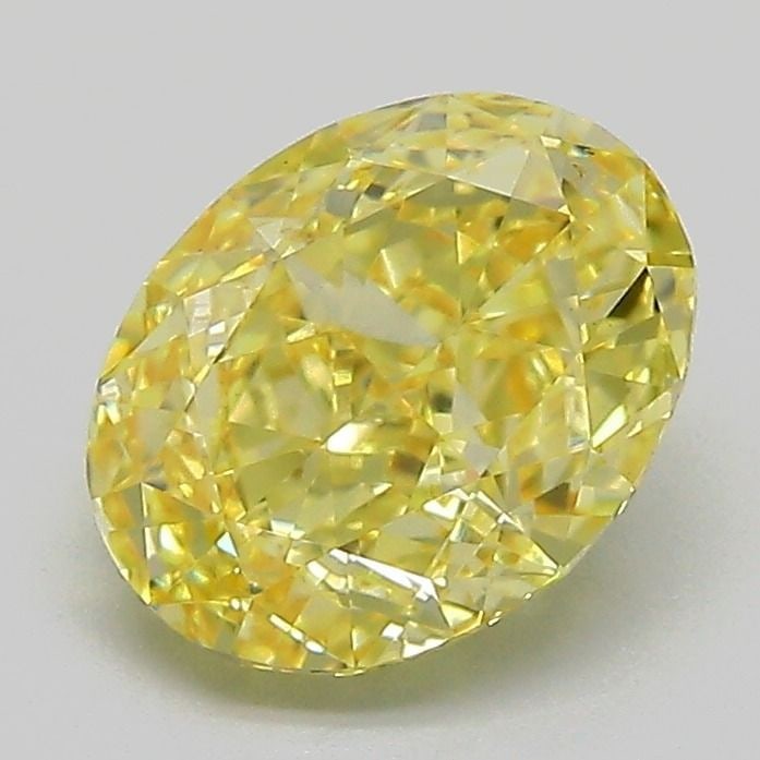 Loose Diamond - OVAL 1.87ct Fancy Intense Yellow VVS2: Loose Diamond - OVAL 1.87ct Fancy Intense Yellow VVS2 Source: This is a real non-mined Diamond that has been grown in a lab Shape: OVAL Carats: 1.87 Color: Fancy Intense Yellow Certification: IGI Vide