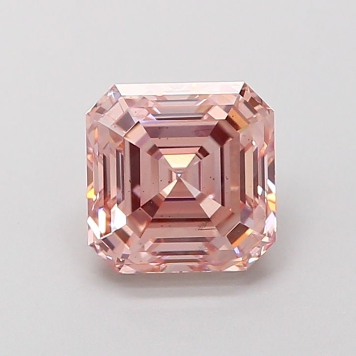 Loose Diamond - ASSCHER 1.82ct Fancy Intense Pink SI1: Loose Diamond - ASSCHER 1.82ct Fancy Intense Pink SI1 Source: This is a real non-mined Diamond that has been grown in a lab Shape: ASSCHER Carats: 1.82 Color: Fancy Intense Pink Certification: IGI Vid