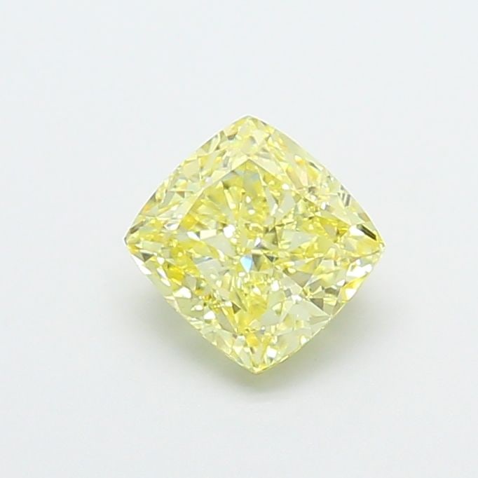 Loose Diamond - CUSHION MODIFIED 1.51ct Fancy Yellow VS1: Loose Diamond - CUSHION MODIFIED 1.51ct Fancy Yellow VS1 Source: This is a real non-mined Diamond that has been grown in a lab Shape: CUSHION MODIFIED Carats: 1.51 Color: Fancy Yellow Certification: I