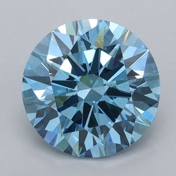 Ideal Loose Diamond - ROUND 1.5ct Fancy Vivid Blue VVS2: Ideal Loose Diamond - ROUND 1.5ct Fancy Vivid Blue VVS2 Source: This is a real non-mined Diamond that has been grown in a lab Shape: ROUND Carats: 1.5 Color: Fancy Vivid Blue Certification: IGI Video: