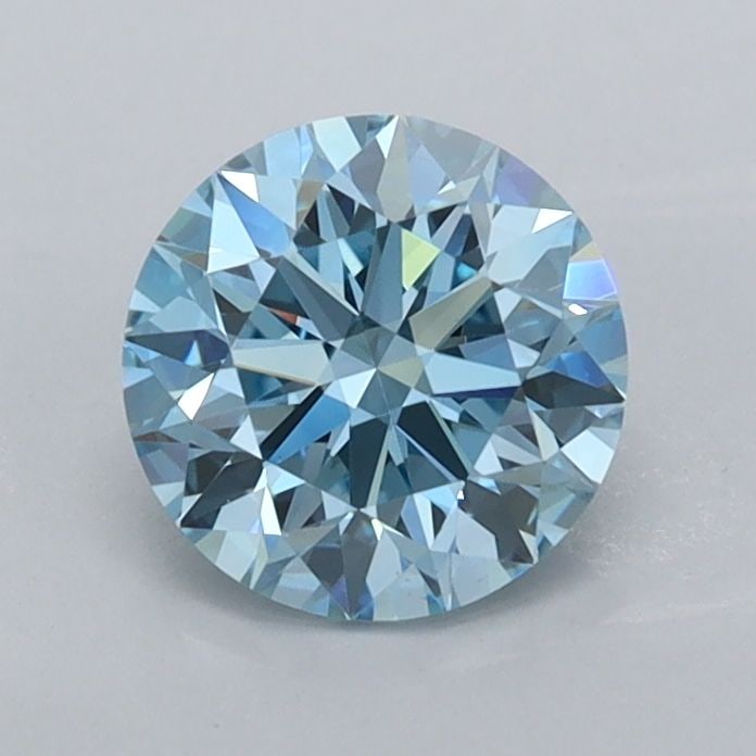 Ideal Loose Diamond - ROUND 0.98ct Fancy Vivid Blue VS1: Ideal Loose Diamond - ROUND 0.98ct Fancy Vivid Blue VS1 Source: This is a real non-mined Diamond that has been grown in a lab Shape: ROUND Carats: 0.98 Color: Fancy Vivid Blue Certification: IGI Video