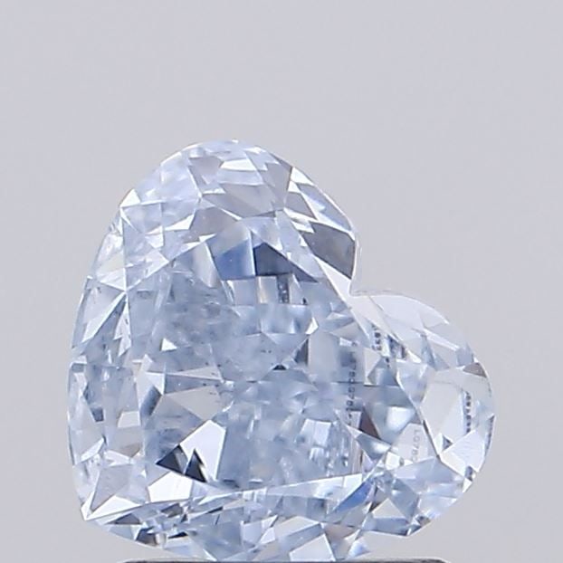Loose Diamond - HEART 1.0ct Fancy Blue VS1: Loose Diamond - HEART 1.0ct Fancy Blue VS1 Source: This is a real non-mined Diamond that has been grown in a lab Shape: HEART Carats: 1.0 Color: Fancy Blue Certification: IGI Video: