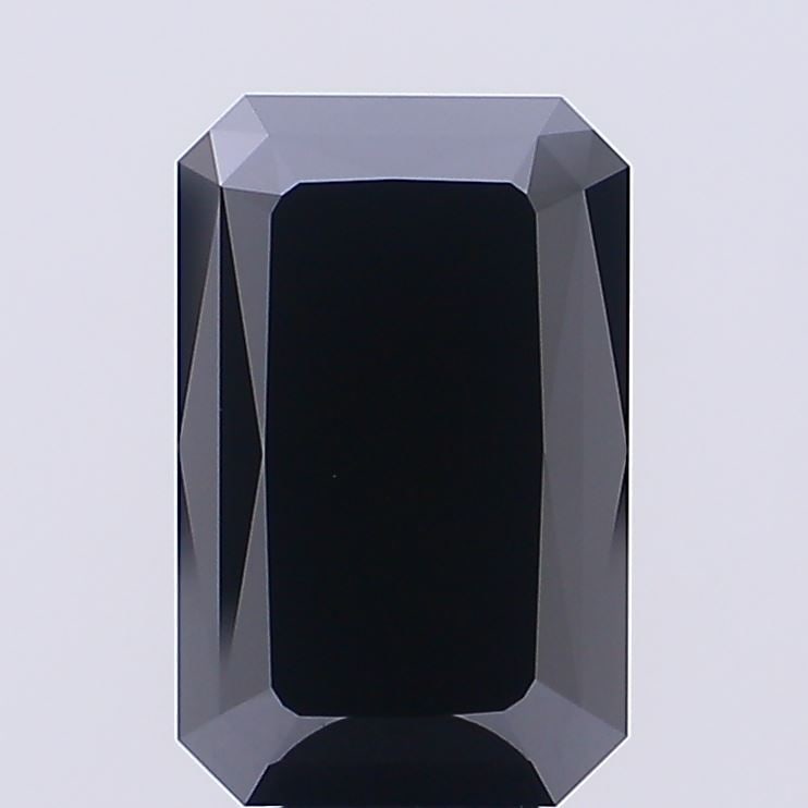 Loose Diamond - RADIANT 7.32ct Fancy Vivid Black VS1 (1 of 1)
