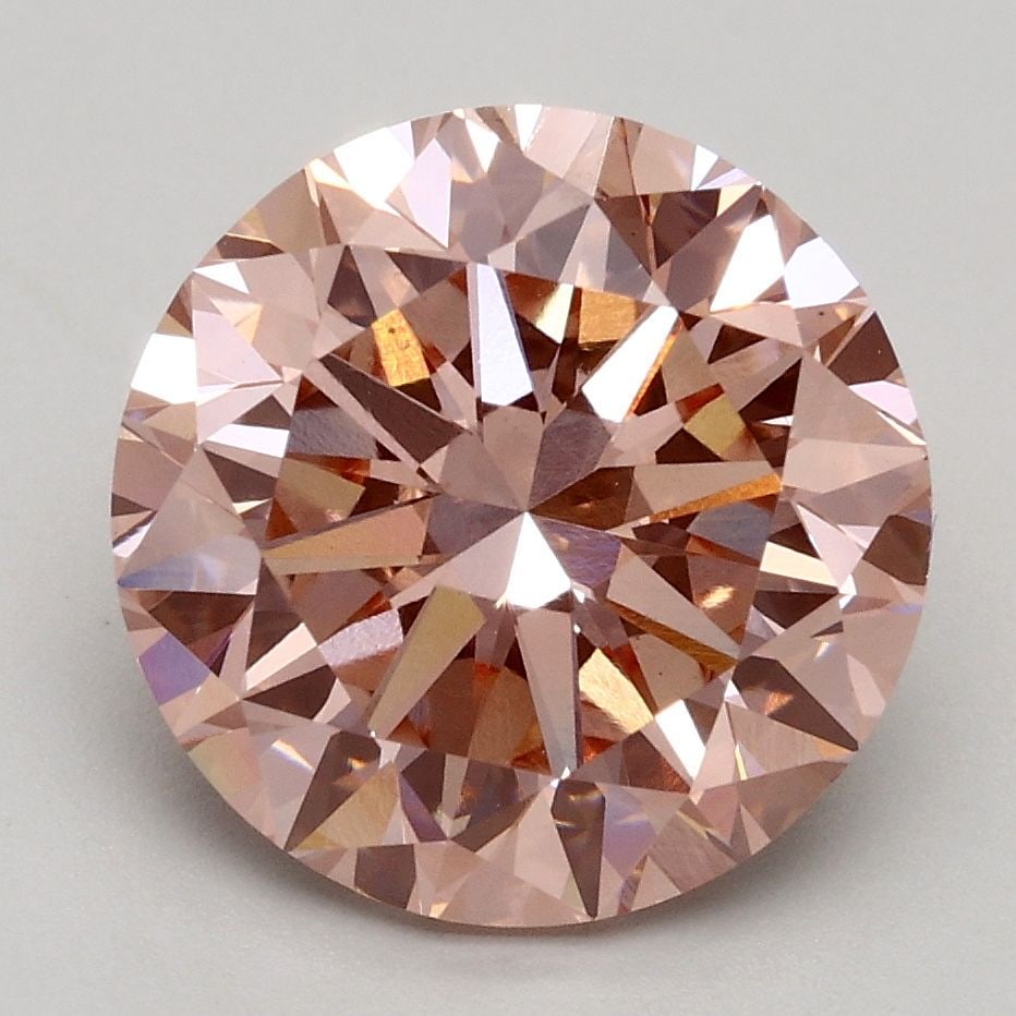 Loose Diamond - ROUND 3.03ct Fancy Intense Pink VS2: Loose Diamond - ROUND 3.03ct Fancy Intense Pink VS2 Source: This is a real non-mined Diamond that has been grown in a lab Shape: ROUND Carats: 3.03 Color: Fancy Intense Pink Certification: IGI Video: