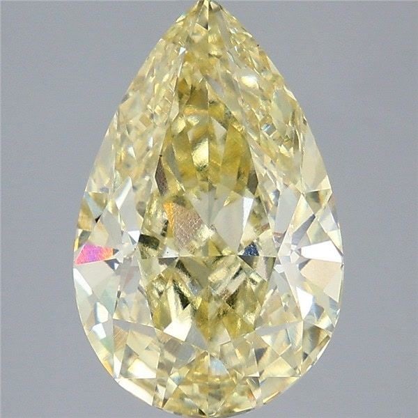 Loose Diamond - PEAR 5.07ct Fancy Intense Yellow VS1: Loose Diamond - PEAR 5.07ct Fancy Intense Yellow VS1 Source: This is a real non-mined Diamond that has been grown in a lab Shape: PEAR Carats: 5.07 Color: Fancy Intense Yellow Certification: IGI Video