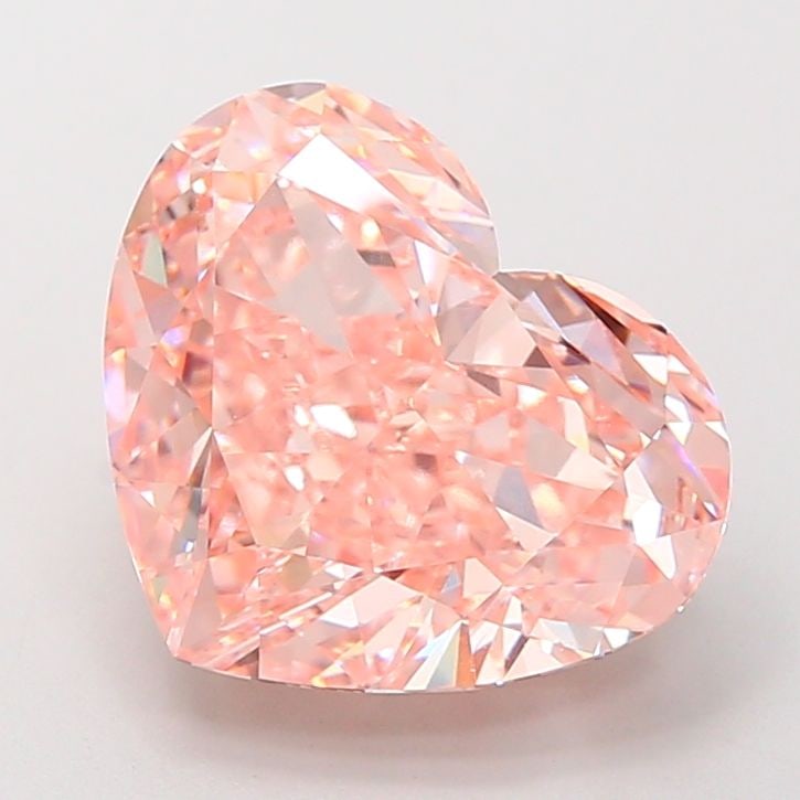 Loose Diamond - HEART 8.1ct Fancy Intense Pink VVS2: Loose Diamond - HEART 8.1ct Fancy Intense Pink VVS2 Source: This is a real non-mined Diamond that has been grown in a lab Shape: HEART Carats: 8.1 Color: Fancy Intense Pink Certification: IGI Video: