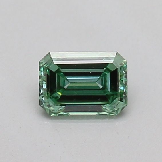 Loose Diamond - EMERALD 0.21ct Fancy Vivid Green VS1: Loose Diamond - EMERALD 0.21ct Fancy Vivid Green VS1 Source: This is a real non-mined Diamond that has been grown in a lab Shape: EMERALD Carats: 0.21 Color: Fancy Vivid Green Certification: IGI