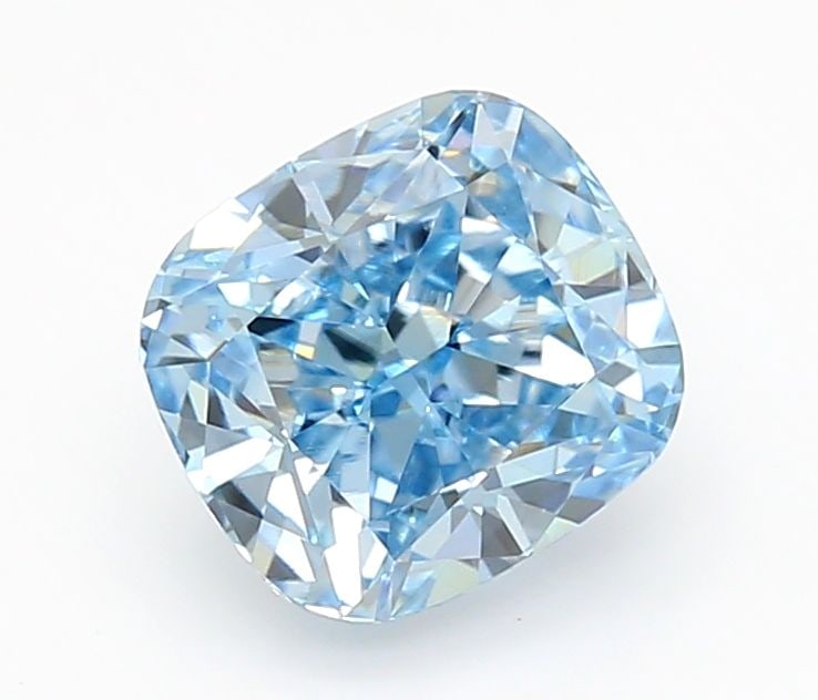 Loose Diamond - CUSHION MODIFIED 1.01ct Fancy Vivid Blue VVS2: Loose Diamond - CUSHION MODIFIED 1.01ct Fancy Vivid Blue VVS2 Source: This is a real non-mined Diamond that has been grown in a lab Shape: CUSHION MODIFIED Carats: 1.01 Color: Fancy Vivid Blue