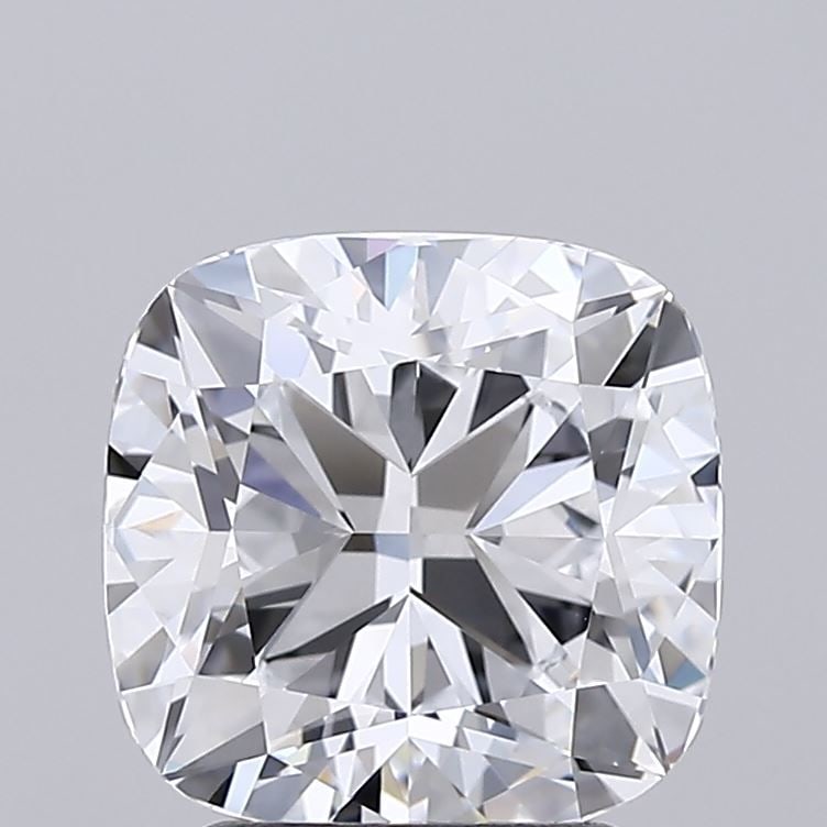 Loose Diamond - CUSHION MODIFIED 2.57ct D IF: Loose Diamond - CUSHION MODIFIED 2.57ct D IF Source: This is a real non-mined Diamond that has been grown in a lab Shape: CUSHION MODIFIED Carats: 2.57 Color: D Clarity: IF Certification: IGI Video: