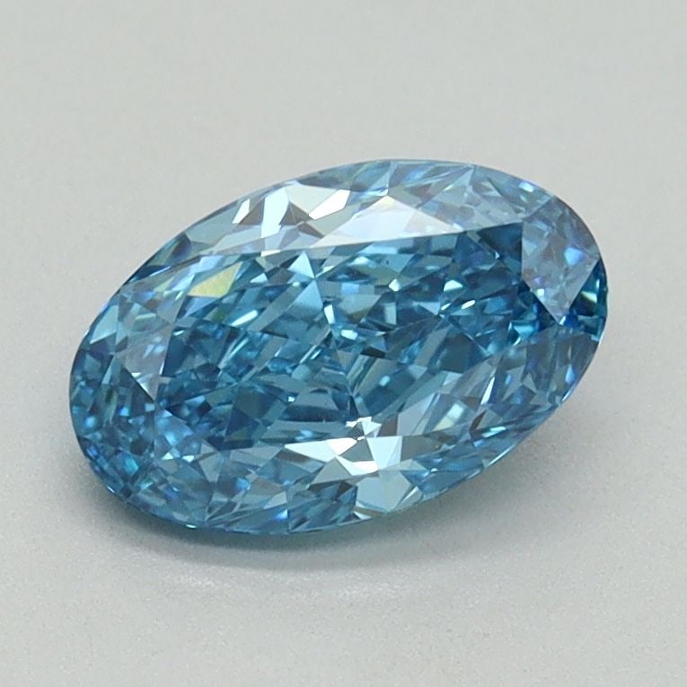 Loose Diamond - OVAL 1.01ct Fancy Vivid Blue VS1: Loose Diamond - OVAL 1.01ct Fancy Vivid Blue VS1 Source: This is a real non-mined Diamond that has been grown in a lab Shape: OVAL Carats: 1.01 Color: Fancy Vivid Blue Certification: IGI Video: