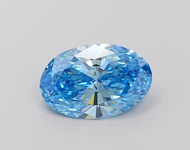 Loose Diamond - OVAL 1.13ct Fancy Vivid Blue VS2: Loose Diamond - OVAL 1.13ct Fancy Vivid Blue VS2 Source: This is a real non-mined Diamond that has been grown in a lab Shape: OVAL Carats: 1.13 Color: Fancy Vivid Blue Certification: IGI Video: