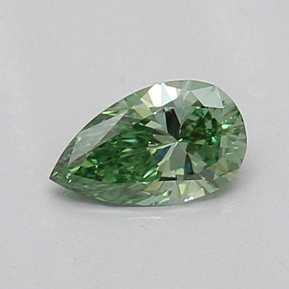 Loose Diamond - PEAR 0.17ct Fancy Vivid Green VS1: Loose Diamond - PEAR 0.17ct Fancy Vivid Green VS1 Source: This is a real non-mined Diamond that has been grown in a lab Shape: PEAR Carats: 0.17 Color: Fancy Vivid Green Certification: IGI Additional 
