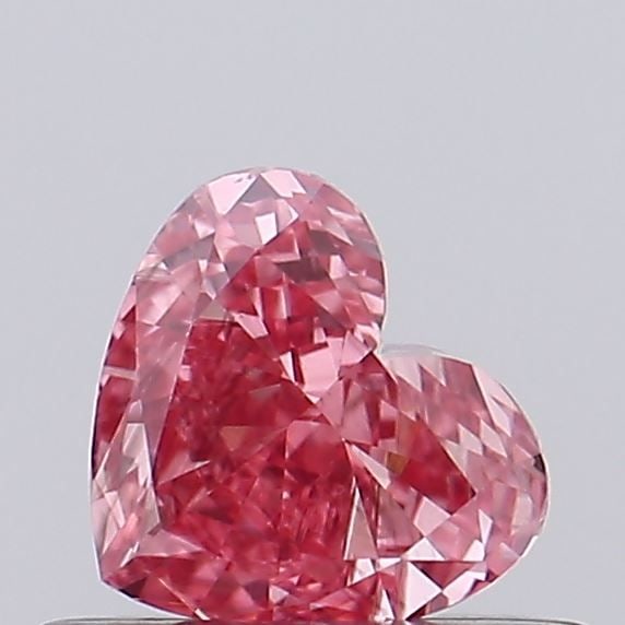 Loose Diamond - HEART 0.41ct Fancy Intense Pink VVS2: Loose Diamond - HEART 0.41ct Fancy Intense Pink VVS2 Source: This is a real non-mined Diamond that has been grown in a lab Shape: HEART Carats: 0.41 Color: Fancy Intense Pink Certification: NONE Video