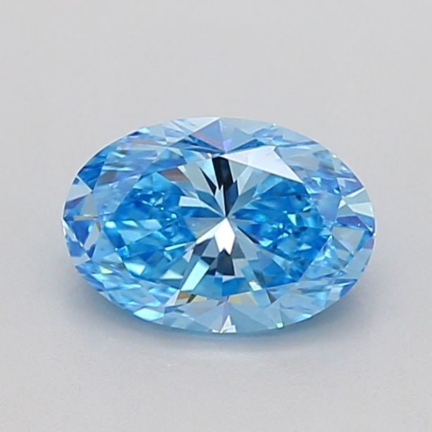 Loose Diamond - OVAL 0.91ct Fancy Vivid Blue VVS2: Loose Diamond - OVAL 0.91ct Fancy Vivid Blue VVS2 Source: This is a real non-mined Diamond that has been grown in a lab Shape: OVAL Carats: 0.91 Color: Fancy Vivid Blue Certification: IGI Video: