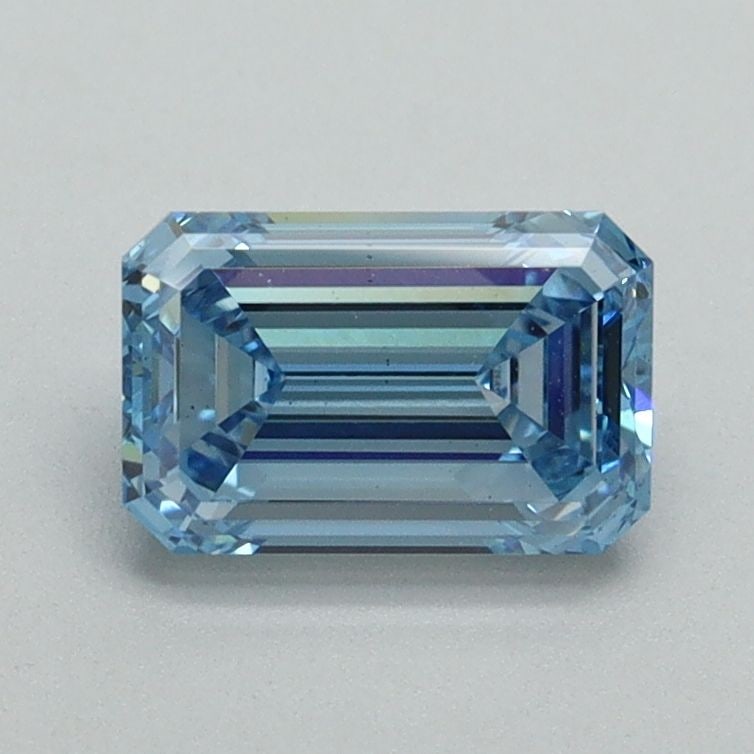Loose Diamond - EMERALD 1.02ct Fancy Intense Blue VS1: Loose Diamond - EMERALD 1.02ct Fancy Intense Blue VS1 Source: This is a real non-mined Diamond that has been grown in a lab Shape: EMERALD Carats: 1.02 Color: Fancy Intense Blue Certification: IGI Vid