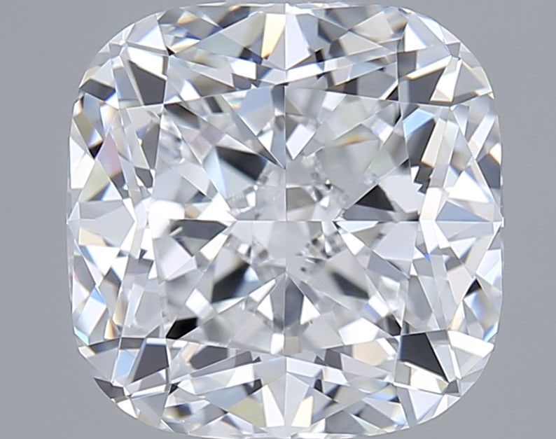 Loose Diamond - CUSHION BRILLIANT 2.62ct D VVS2: Loose Diamond - CUSHION BRILLIANT 2.62ct D VVS2 Source: This is a real non-mined Diamond that has been grown in a lab Shape: CUSHION BRILLIANT Carats: 2.62 Color: D Clarity: VVS2 Certification: GIA Vi