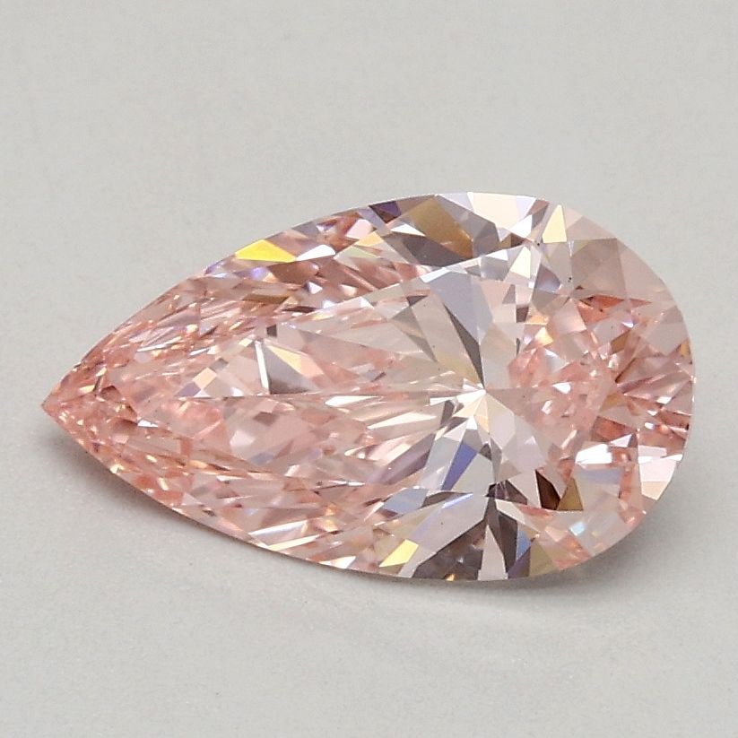 Loose Diamond - PEAR 0.89ct Fancy Vivid Pink VS1: Loose Diamond - PEAR 0.89ct Fancy Vivid Pink VS1 Source: This is a real non-mined Diamond that has been grown in a lab Shape: PEAR Carats: 0.89 Color: Fancy Vivid Pink Certification: IGI Video: