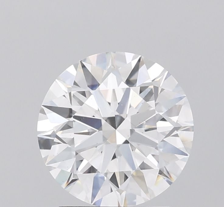 Ideal Loose Diamond - ROUND 2.06ct E VS1: Ideal Loose Diamond - ROUND 2.06ct E VS1 Source: This is a real non-mined Diamond that has been grown in a lab Shape: ROUND Carats: 2.06 Color: E Clarity: VS1 Certification: IGI Video: