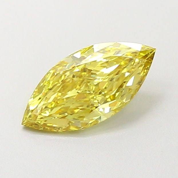 Loose Diamond - MARQUISE 1.07ct Fancy Intense Yellow VVS2: Loose Diamond - MARQUISE 1.07ct Fancy Intense Yellow VVS2 Source: This is a real non-mined Diamond that has been grown in a lab Shape: MARQUISE Carats: 1.07 Color: Fancy Intense Yellow Certification: 