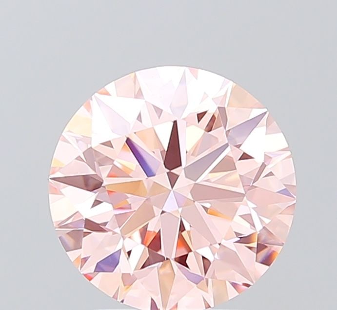 Loose Diamond - ROUND 2.56ct Fancy Pink VVS2: Loose Diamond - ROUND 2.56ct Fancy Pink VVS2 Source: This is a real non-mined Diamond that has been grown in a lab Shape: ROUND Carats: 2.56 Color: Fancy Pink Certification: IGI Additional images avai