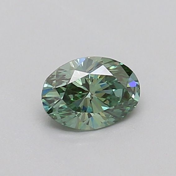 Loose Diamond - OVAL 0.32ct Fancy Vivid Green VS1: Loose Diamond - OVAL 0.32ct Fancy Vivid Green VS1 Source: This is a real non-mined Diamond that has been grown in a lab Shape: OVAL Carats: 0.32 Color: Fancy Vivid Green Certification: IGI Video: