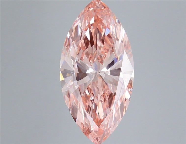 Loose Diamond - MARQUISE 5.14ct Fancy Vivid Pink VS2: Loose Diamond - MARQUISE 5.14ct Fancy Vivid Pink VS2 Source: This is a real non-mined Diamond that has been grown in a lab Shape: MARQUISE Carats: 5.14 Color: Fancy Vivid Pink Certification: IGI