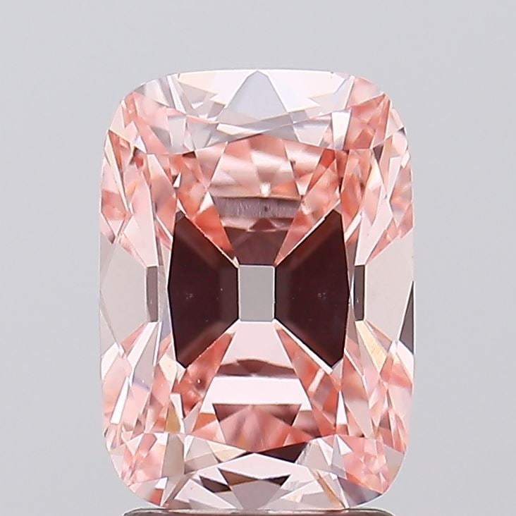 Loose Diamond - CUSHION BRILLIANT 2.26ct Fancy Intense Pink VS1: Loose Diamond - CUSHION BRILLIANT 2.26ct Fancy Intense Pink VS1 Source: This is a real non-mined Diamond that has been grown in a lab Shape: CUSHION BRILLIANT Carats: 2.26 Color: Fancy Intense Pink Ce