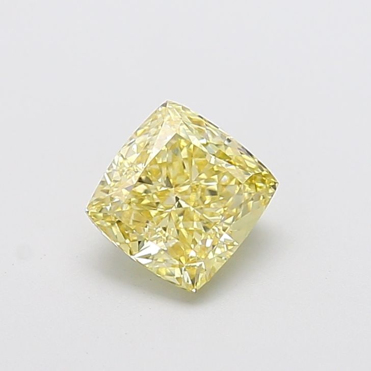 Loose Diamond - CUSHION MODIFIED 1.55ct Fancy Yellow VS1: Loose Diamond - CUSHION MODIFIED 1.55ct Fancy Yellow VS1 Source: This is a real non-mined Diamond that has been grown in a lab Shape: CUSHION MODIFIED Carats: 1.55 Color: Fancy Yellow Certification: I