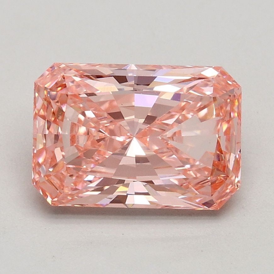 Loose Diamond - RADIANT 1.46ct Fancy Intense Pink VS1: Loose Diamond - RADIANT 1.46ct Fancy Intense Pink VS1 Source: This is a real non-mined Diamond that has been grown in a lab Shape: RADIANT Carats: 1.46 Color: Fancy Intense Pink Certification: IGI Vid