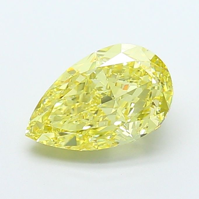 Loose Diamond - PEAR 2.72ct Fancy Intense Yellow VS1: Loose Diamond - PEAR 2.72ct Fancy Intense Yellow VS1 Source: This is a real non-mined Diamond that has been grown in a lab Shape: PEAR Carats: 2.72 Color: Fancy Intense Yellow Certification: IGI Video