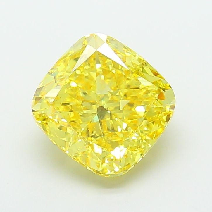 Loose Diamond - CUSHION MODIFIED 10.03ct Fancy Vivid Yellow VS2: Loose Diamond - CUSHION MODIFIED 10.03ct Fancy Vivid Yellow VS2 Source: This is a real non-mined Diamond that has been grown in a lab Shape: CUSHION MODIFIED Carats: 10.03 Color: Fancy Vivid Yellow Ce