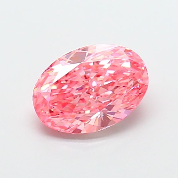 Loose Diamond - OVAL 2.02ct Fancy Vivid Pink VVS2: Loose Diamond - OVAL 2.02ct Fancy Vivid Pink VVS2 Source: This is a real non-mined Diamond that has been grown in a lab Shape: OVAL Carats: 2.02 Color: Fancy Vivid Pink Certification: IGI Additional i