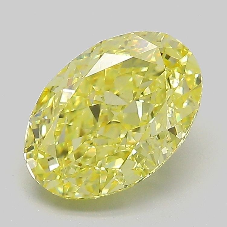 Loose Diamond - OVAL 2.09ct Fancy Intense Yellow VVS2: Loose Diamond - OVAL 2.09ct Fancy Intense Yellow VVS2 Source: This is a real non-mined Diamond that has been grown in a lab Shape: OVAL Carats: 2.09 Color: Fancy Intense Yellow Certification: IGI Vide