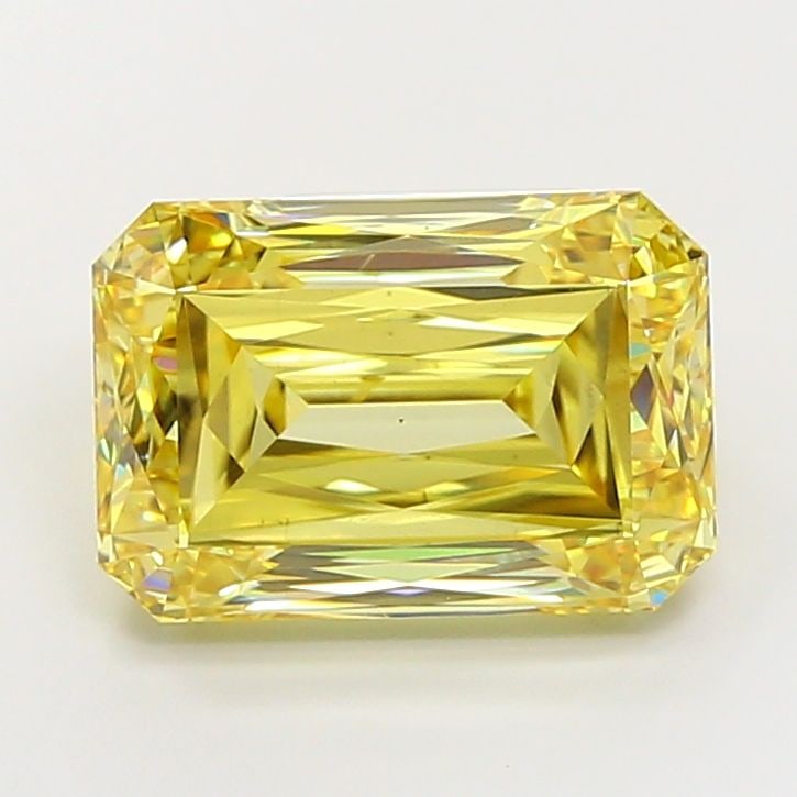 Loose Diamond - RADIANT 9.02ct Fancy Intense Yellow SI1: Loose Diamond - RADIANT 9.02ct Fancy Intense Yellow SI1 Source: This is a real non-mined Diamond that has been grown in a lab Shape: RADIANT Carats: 9.02 Color: Fancy Intense Yellow Certification: IGI