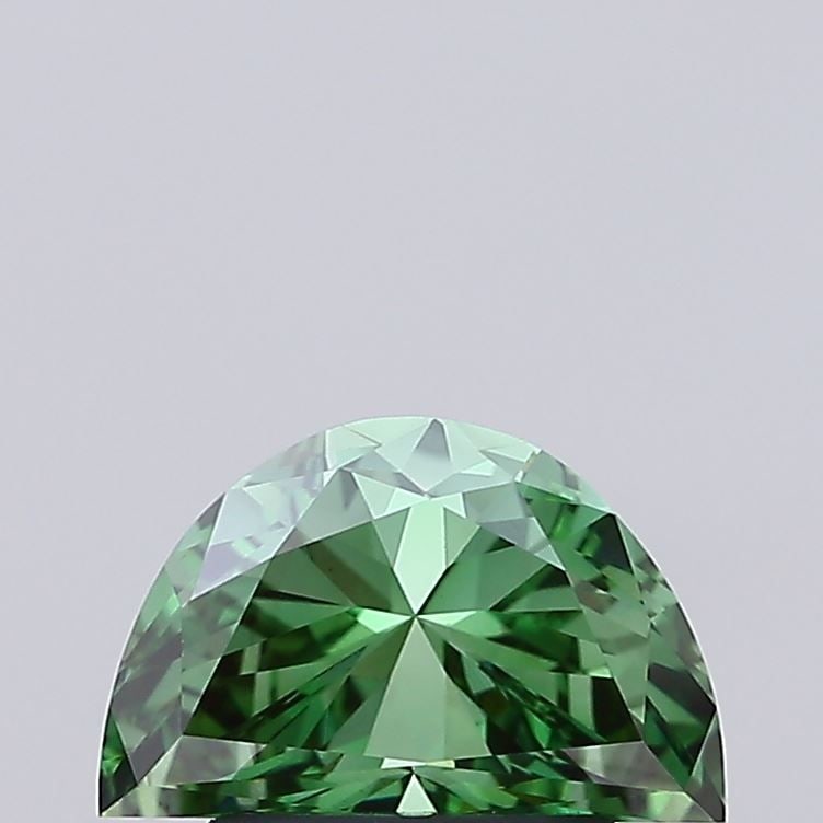 Loose Diamond - HALF MOON 1.51ct Fancy Vivid Green VS1: Loose Diamond - HALF MOON 1.51ct Fancy Vivid Green VS1 Source: This is a real non-mined Diamond that has been grown in a lab Shape: HALF MOON Carats: 1.51 Color: Fancy Vivid Green Certification: NONE 